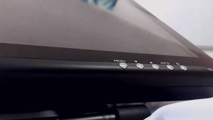 Display control buttons on a ugee drawing monitor