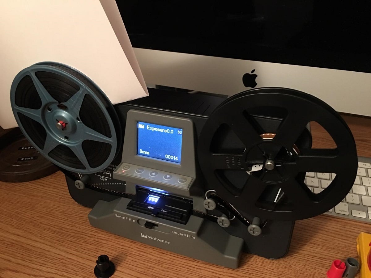wolverine 8mm super 8 film reel converter scanner image