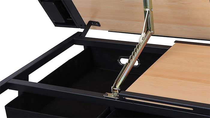 Inside the zeny height adjustable drafting table